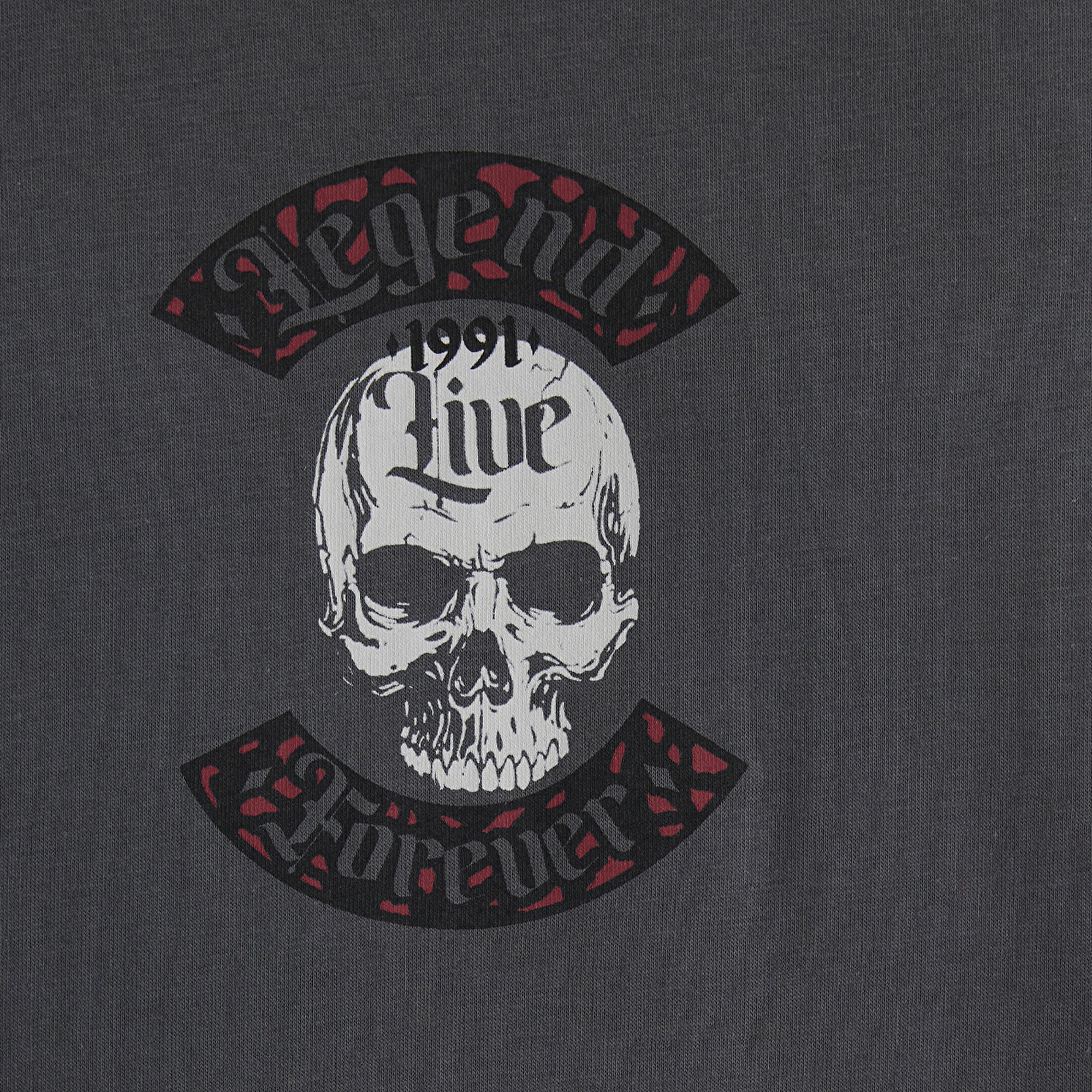 Mavi Kuru Kafa Baskılı Antrasit Tişört Oversize / Geniş Kesim 0612704-70088