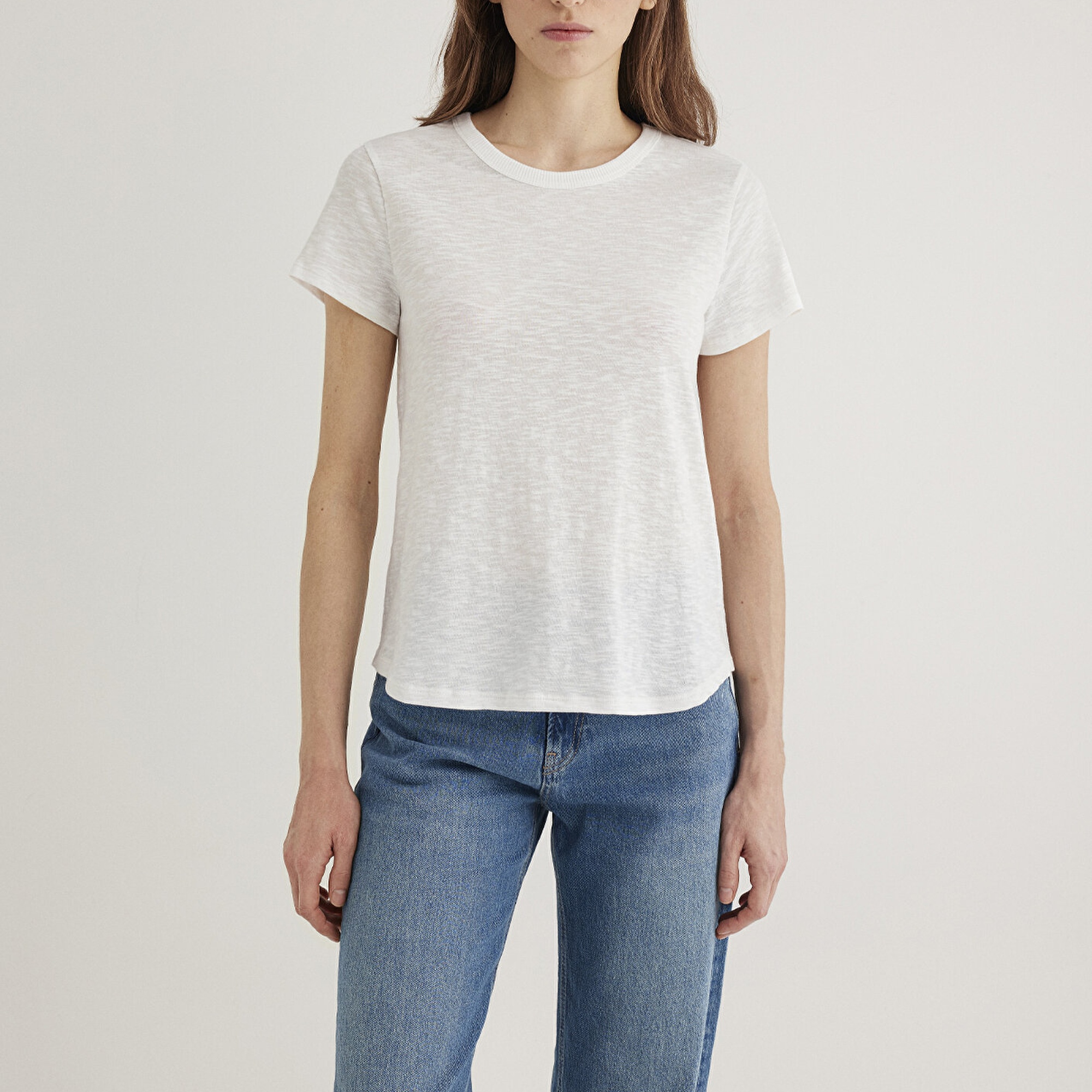 Mavi Ekru Basic Tişört Regular Fit / Normal Kesim 1613075-70057