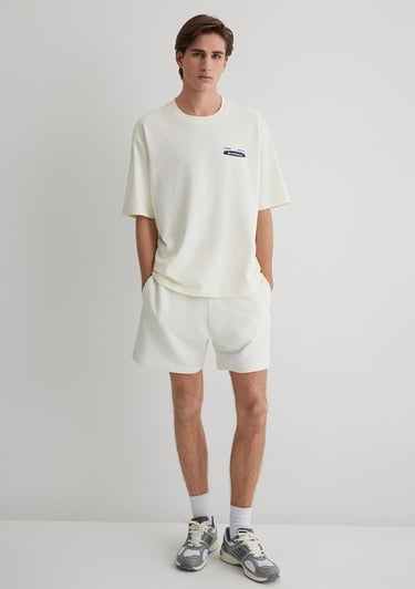  Mavi Best Choice Baskılı Ekru Tişört Relaxed Fit / Rahat Kesim 0612606-86420