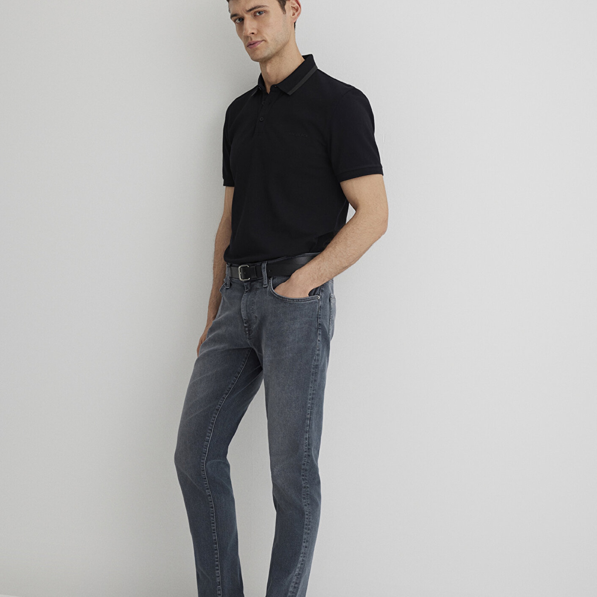 Mavi Marcus Mavi Black Puslu Vintage Gri Jean Pantolon 0035189345