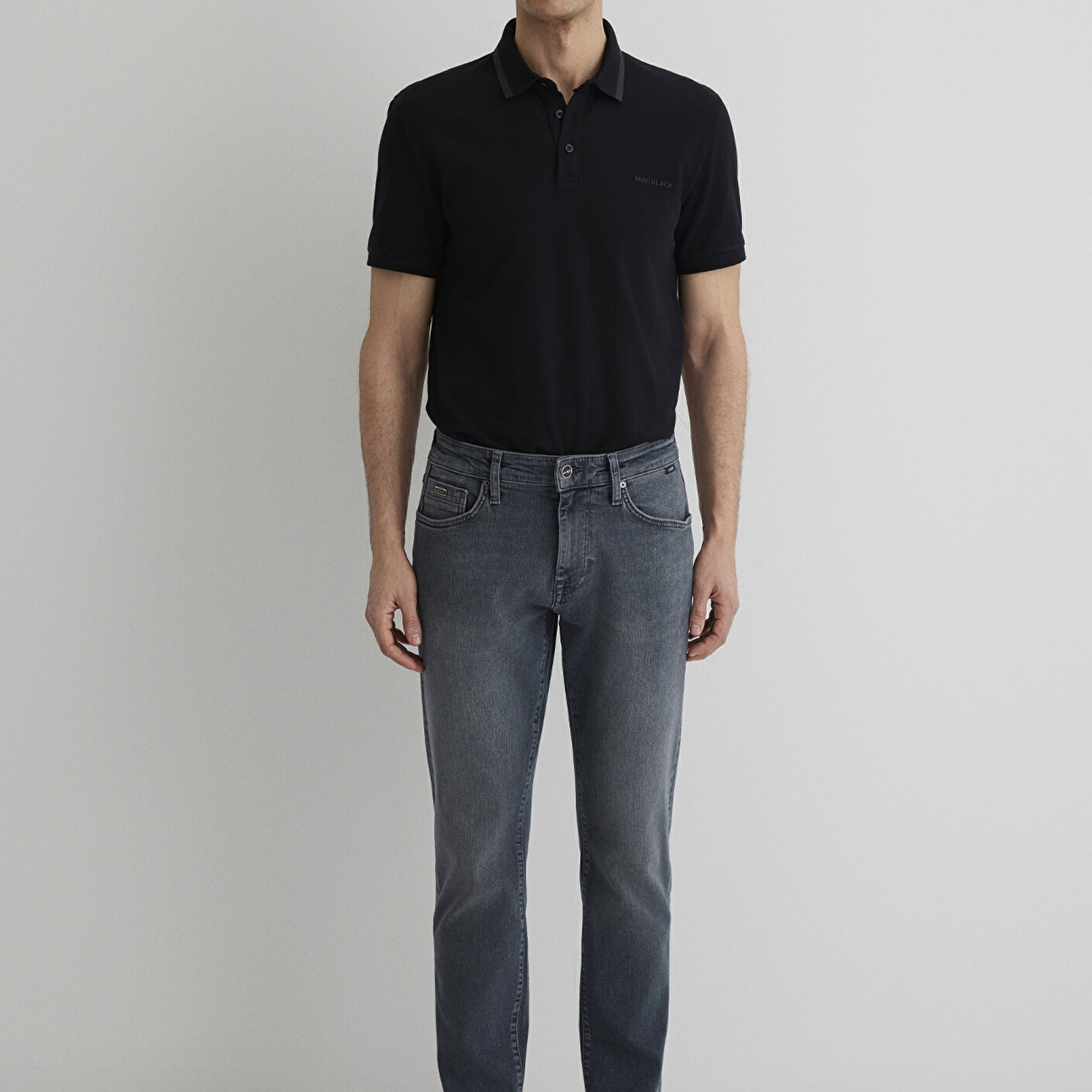 Mavi Marcus Mavi Black Puslu Vintage Gri Jean Pantolon 0035189345