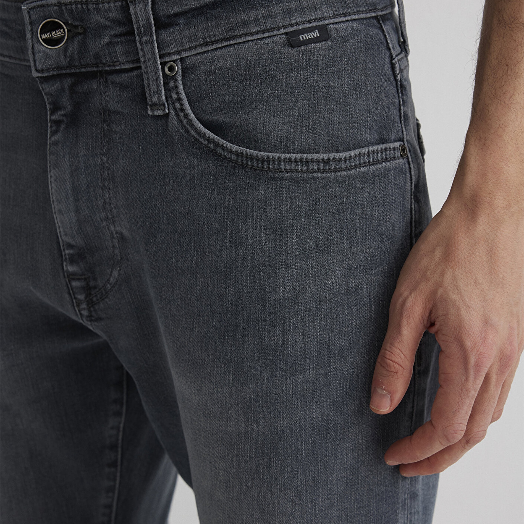 Mavi Marcus Mavi Black Puslu Vintage Gri Jean Pantolon 0035189345