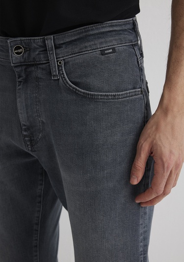  Mavi Marcus Mavi Black Puslu Vintage Gri Jean Pantolon 0035189345