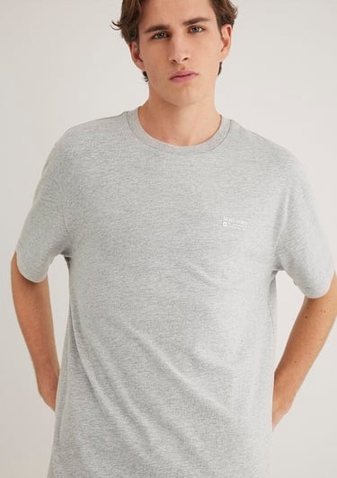  Mavi Mavi Jeans Baskılı Gri Tişört Loose Fit / Bol Rahat Kesim 0612591-80018