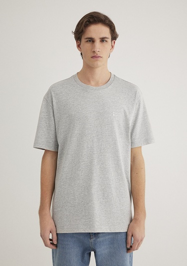  Mavi Mavi Jeans Baskılı Gri Tişört Loose Fit / Bol Rahat Kesim 0612591-80018