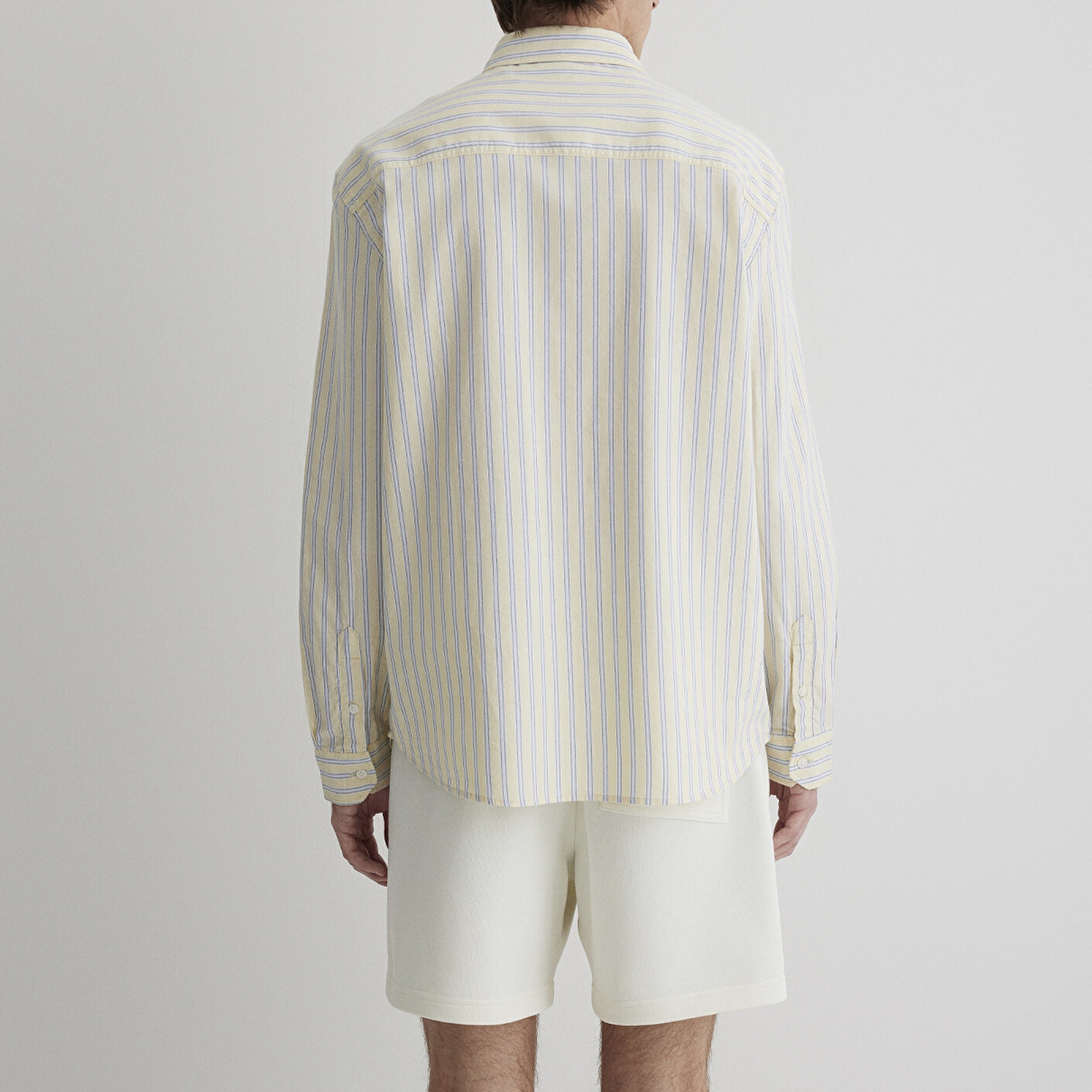 Mavi Çizgili Gömlek Regular Fit / Normal Kesim 0211433-84567