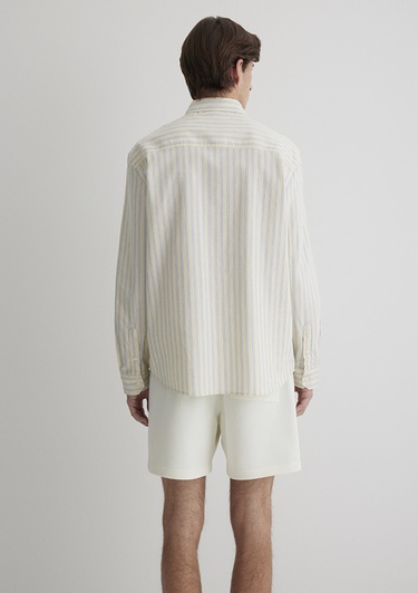  Mavi Çizgili Gömlek Regular Fit / Normal Kesim 0211433-84567