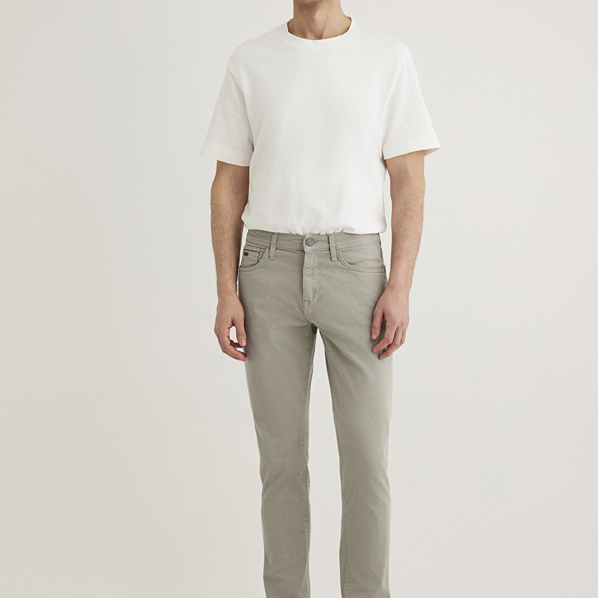 Mavi Jake Mavi Black Sisli Gri Gabardin Pantolon 0042286582