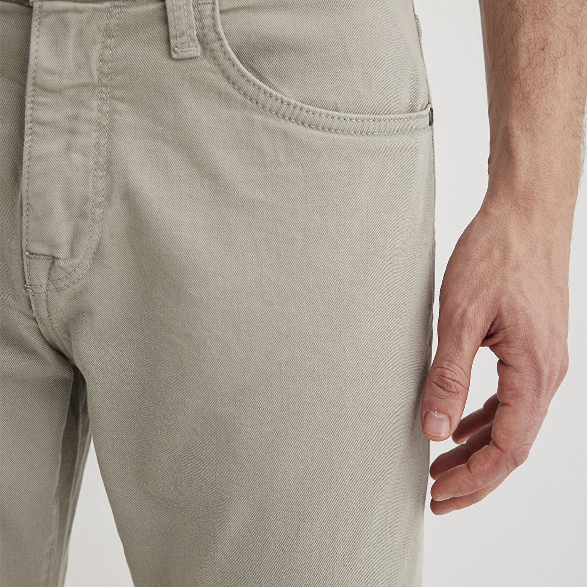 Mavi Jake Mavi Black Sisli Gri Gabardin Pantolon 0042286582