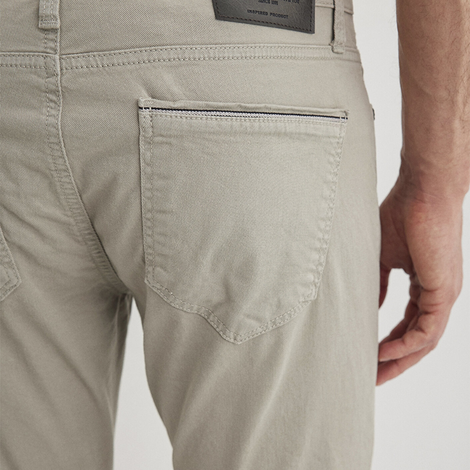 Mavi Jake Mavi Black Sisli Gri Gabardin Pantolon 0042286582