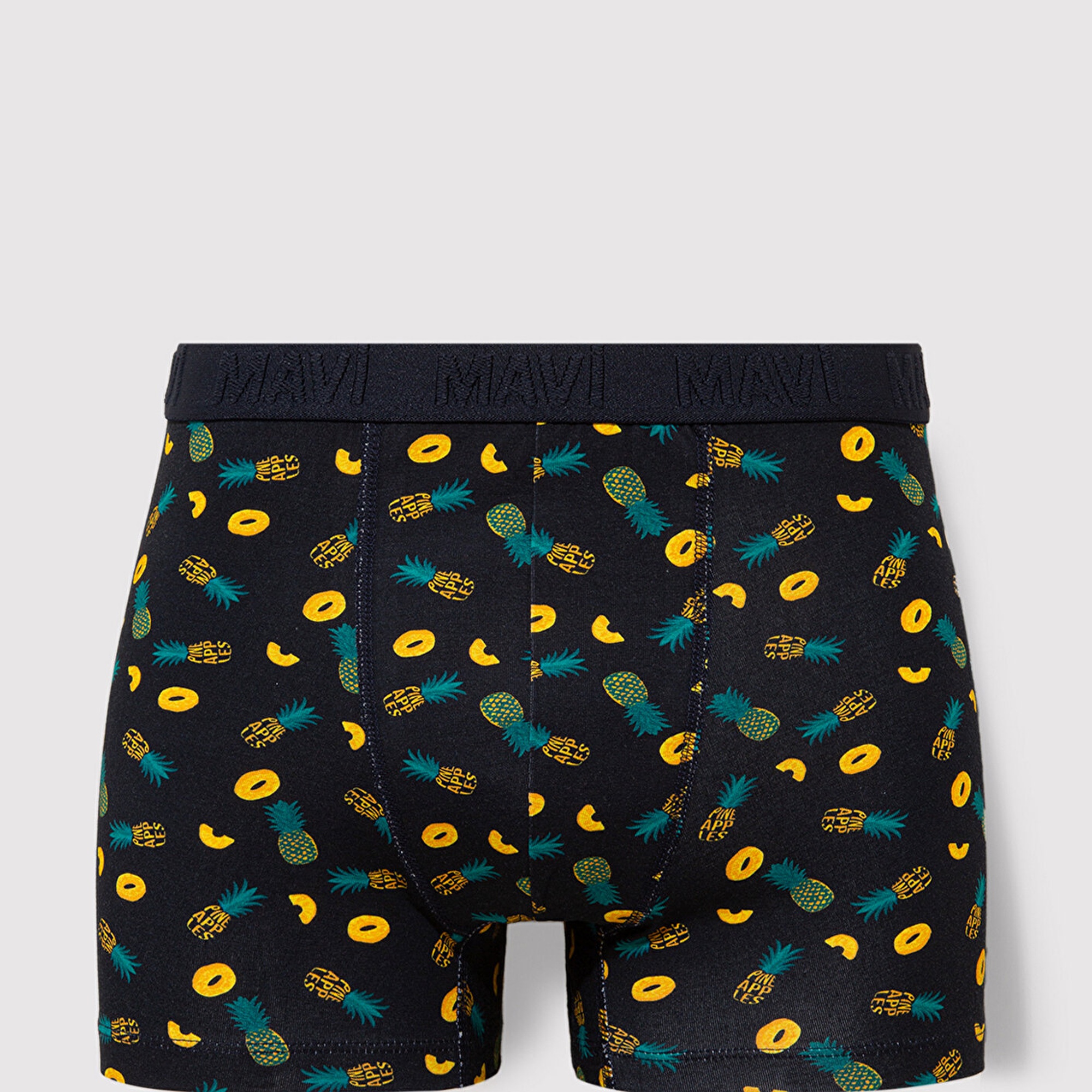 Mavi 3lü Baskılı Lacivert Boxer 0911909-70490