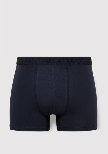  Mavi 3lü Baskılı Lacivert Boxer 0911909-70490