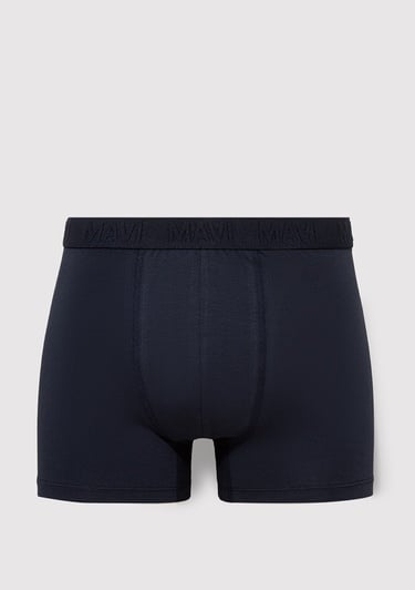  Mavi 3lü Baskılı Lacivert Boxer 0911909-70490