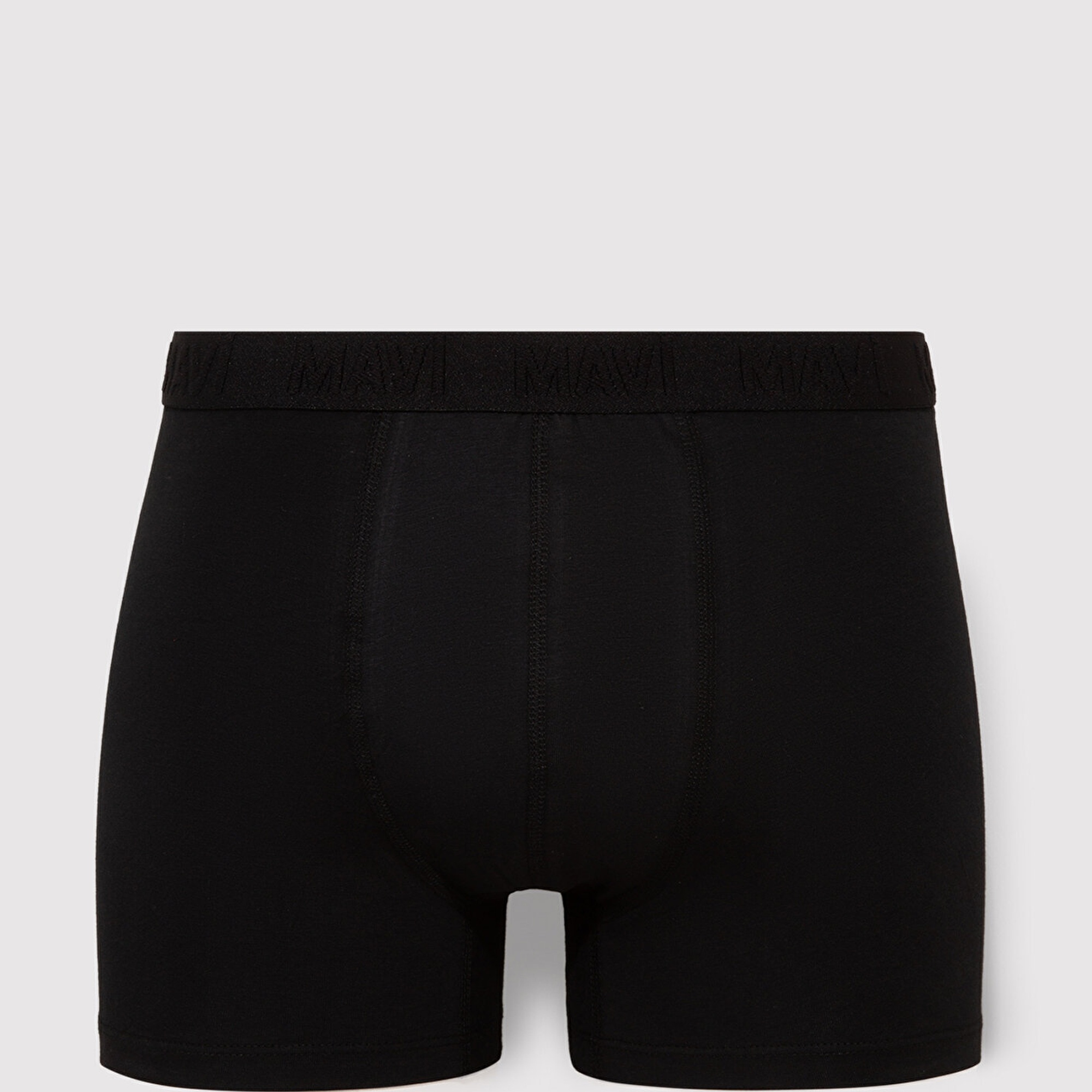 Mavi 3lü Baskılı Siyah Boxer 0911910-900