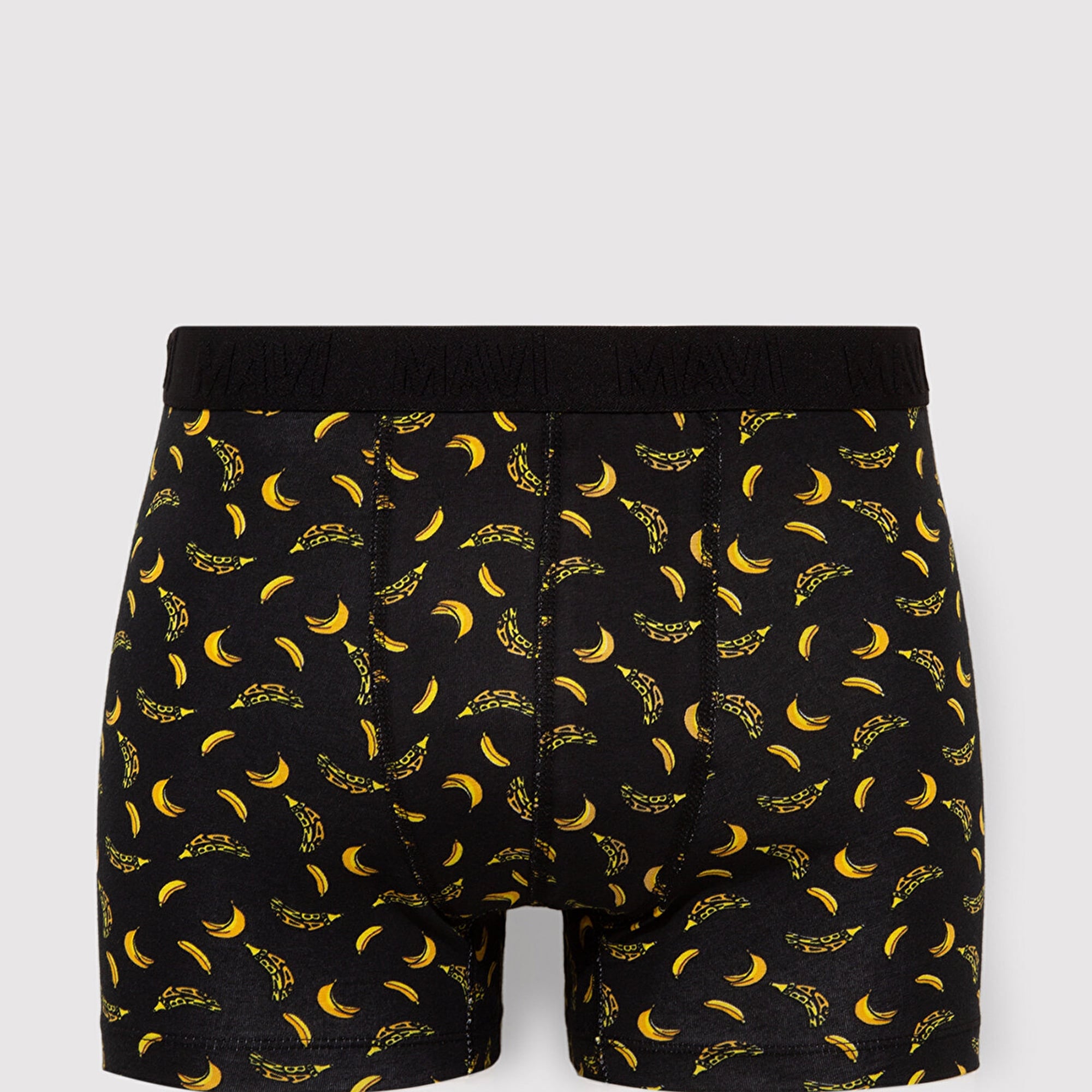 Mavi 3lü Baskılı Siyah Boxer 0911910-900