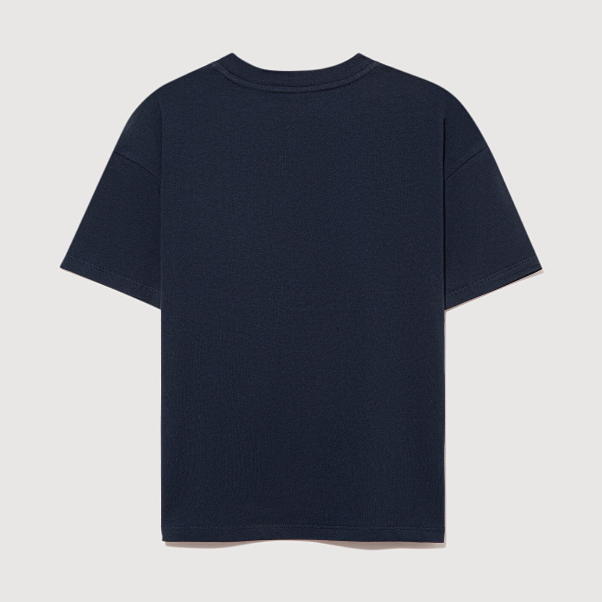 Mavi Sonic Baskılı Lacivert Tişört Oversize / Geniş Kesim 6610307-70490