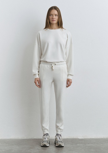  Mavi Lux Touch Beyaz Eşofman Altı 1011076-70057