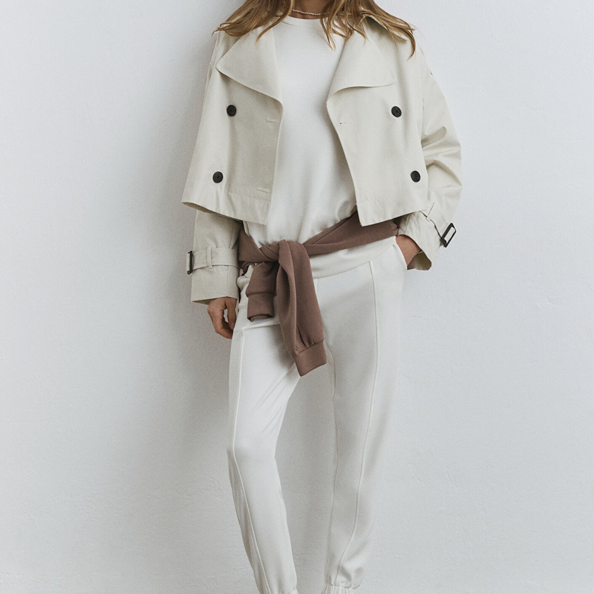 Mavi Lux Touch Beyaz Eşofman Altı 1011076-70057