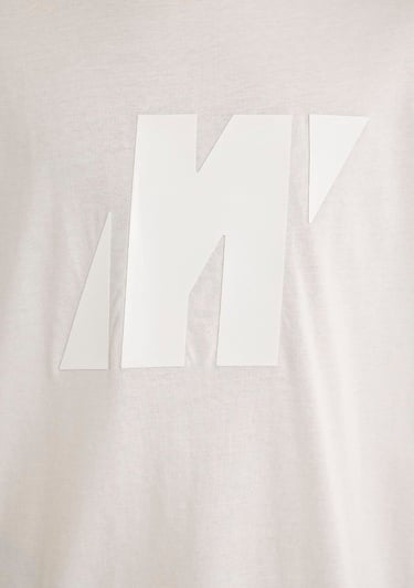  Mavi Mavi Pro Baskılı Ekru Tişört Relaxed Fit / Rahat Kesim 0612752-70057