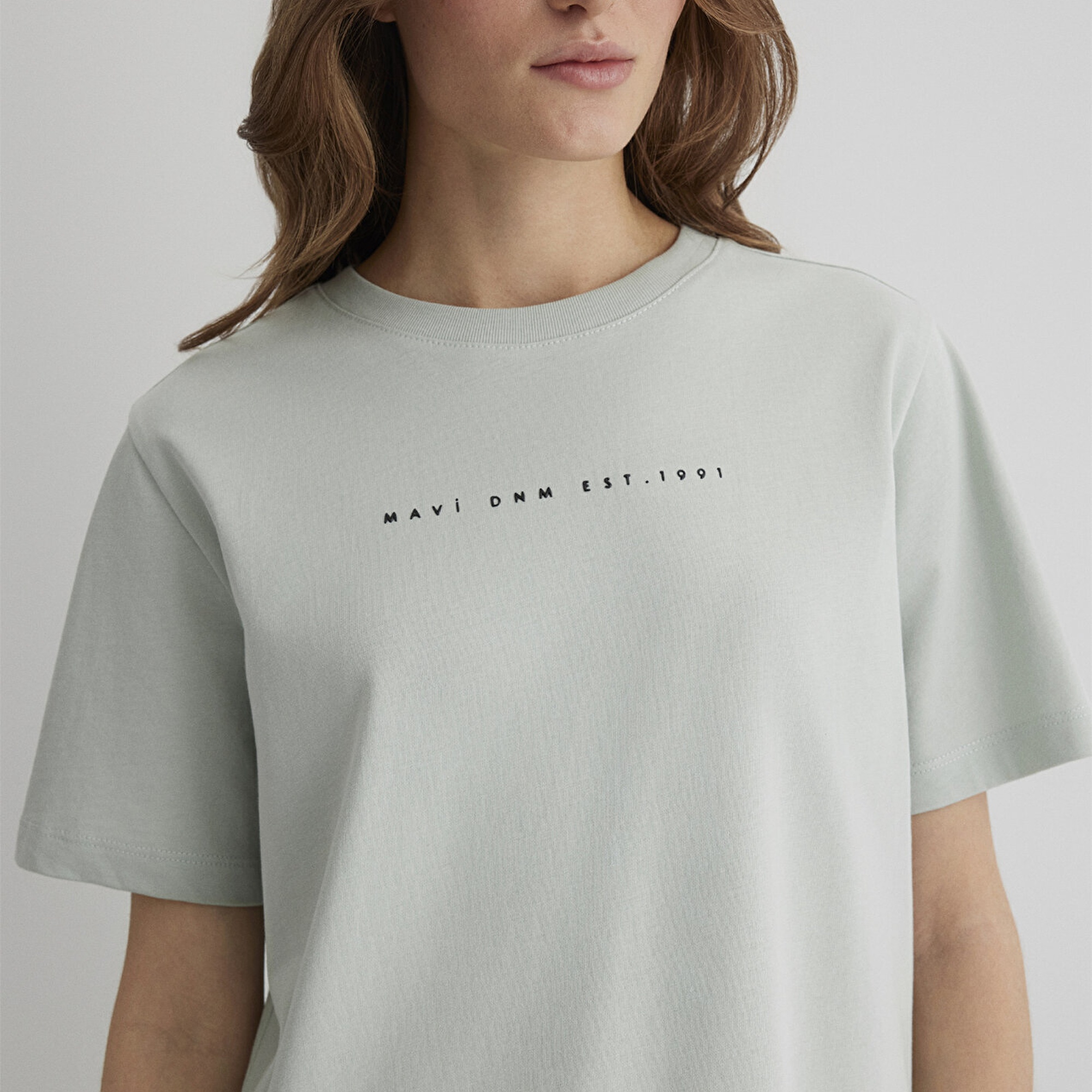 Mavi Mavi Baskılı Gri Tişört Regular Fit / Normal Kesim 1613147-70148