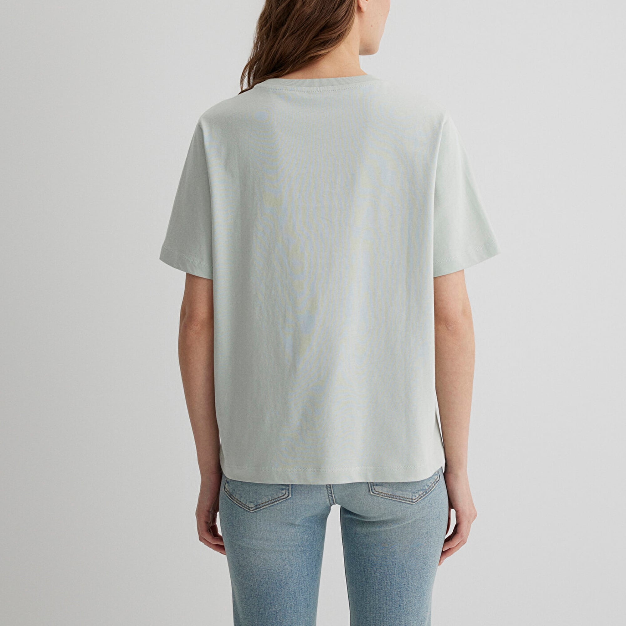 Mavi Mavi Baskılı Gri Tişört Regular Fit / Normal Kesim 1613147-70148