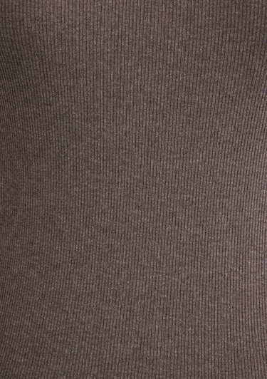  Mavi Kahverengi Basic Tişört Fitted / Vücuda Oturan Kesim 1613081-88533