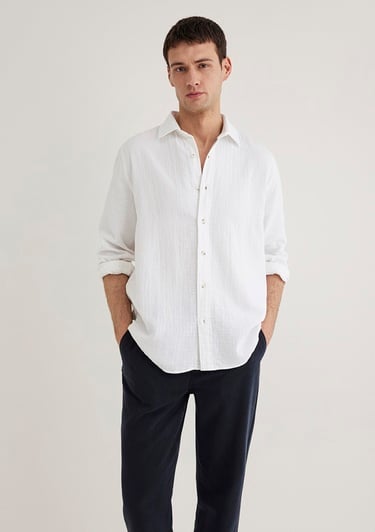  Mavi Beyaz Gömlek Regular Fit / Normal Kesim 0211518-620