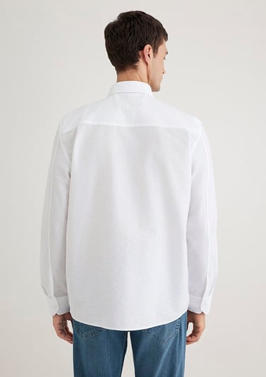  Mavi Beyaz Gömlek Regular Fit / Normal Kesim 0211527-620