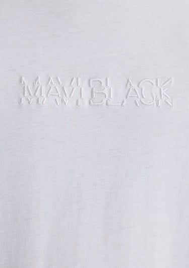  Mavi Mavi Black Nakışlı Beyaz Tişört Regular Fit / Normal Kesim 0612644-620