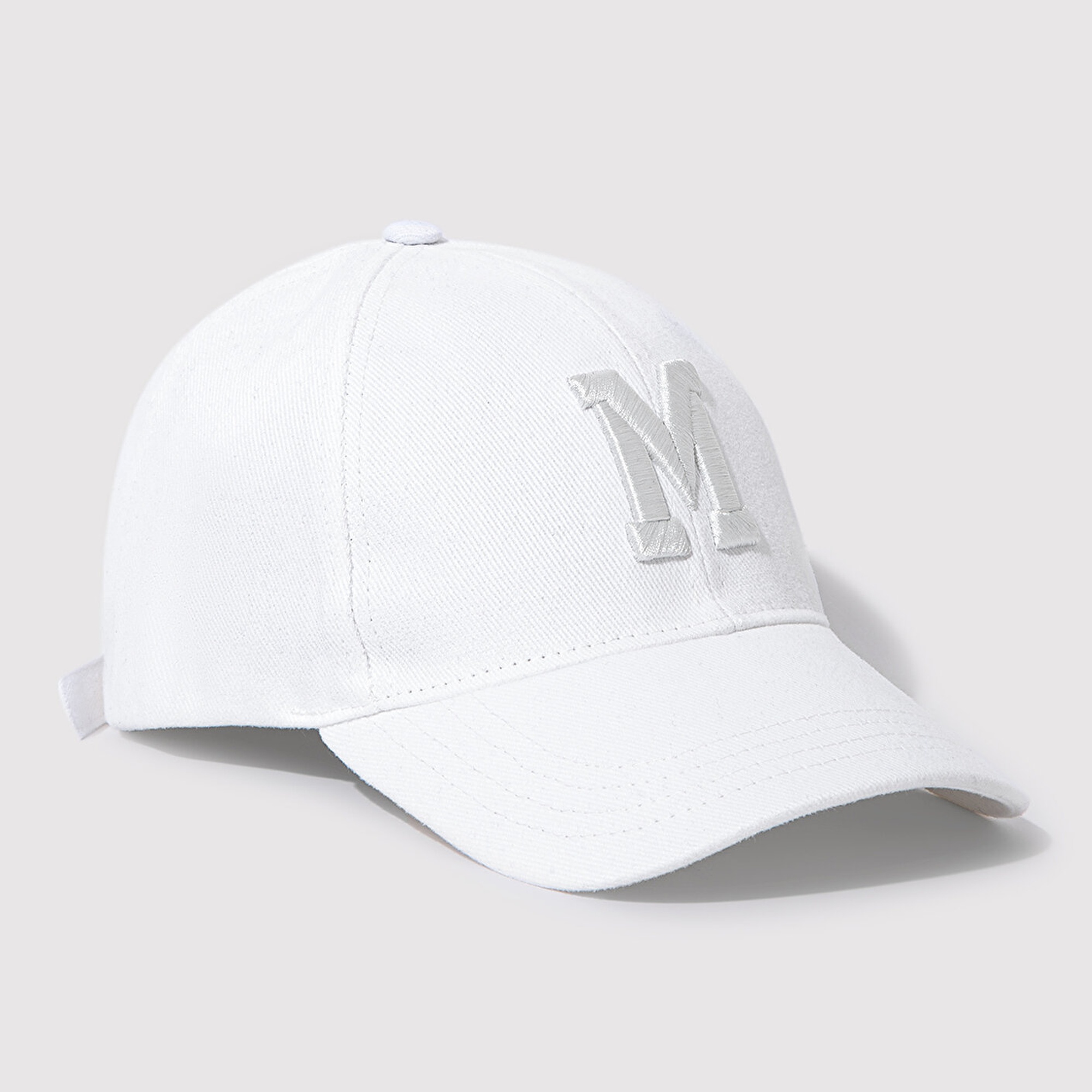 Mavi M Nakışlı Beyaz Şapka 1913303-620