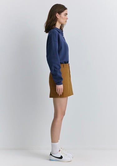  Mavi Kahverengi Mini Etek 1310746-70293