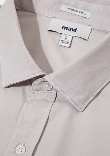  Mavi Tencel TM Gri Gömlek Slim Fit / Dar Kesim 0211573-70074