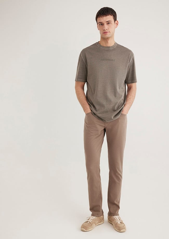  Mavi Marcus Kahverengi Comfort Gabardin Pantolon 0035189452