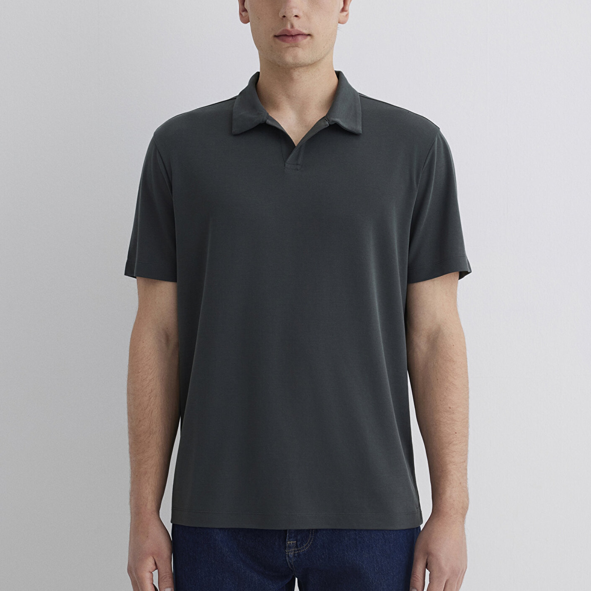 Mavi Yeşil Polo Tişört Regular Fit / Normal Kesim 0613008-85370