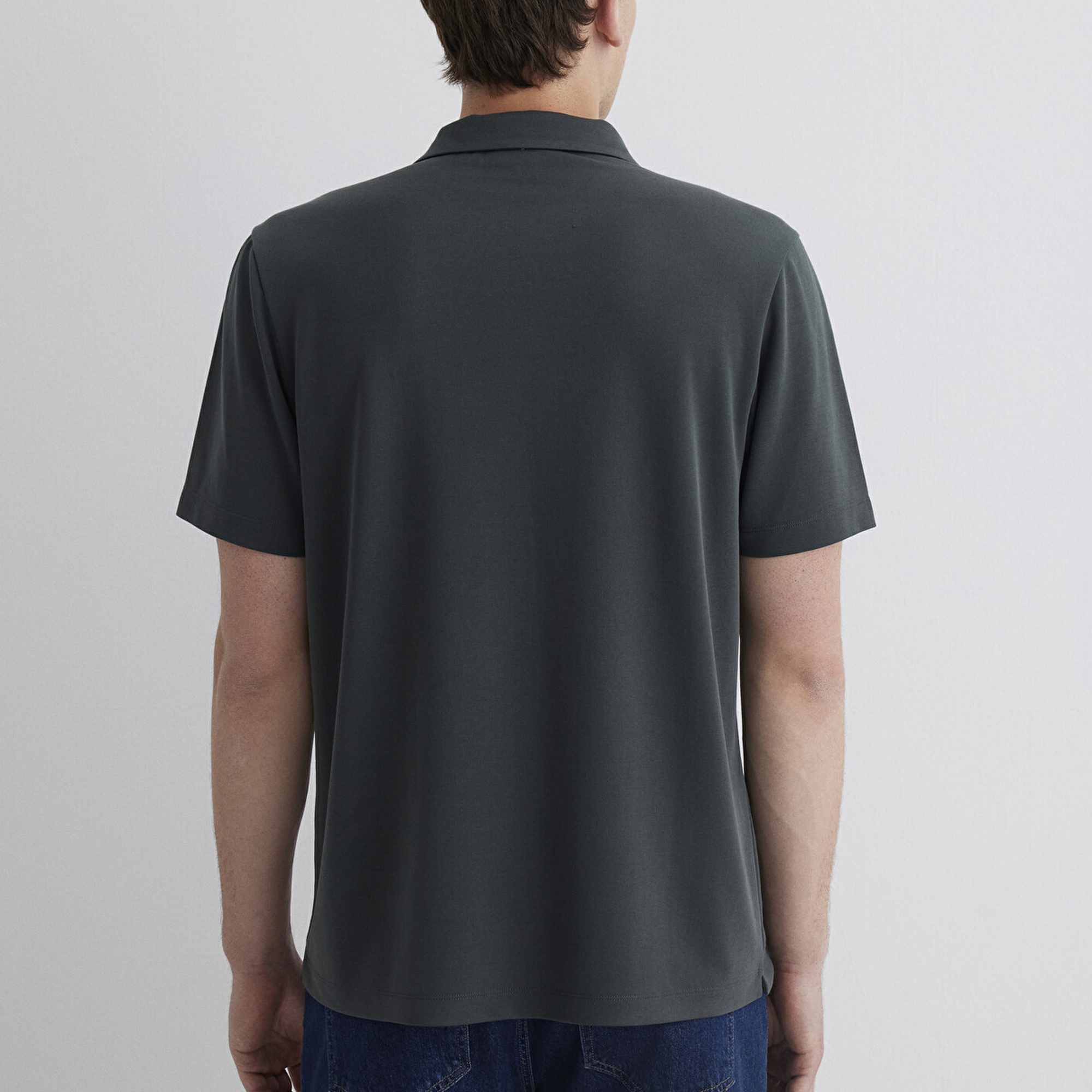 Mavi Yeşil Polo Tişört Regular Fit / Normal Kesim 0613008-85370