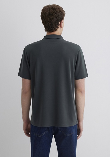  Mavi Yeşil Polo Tişört Regular Fit / Normal Kesim 0613008-85370