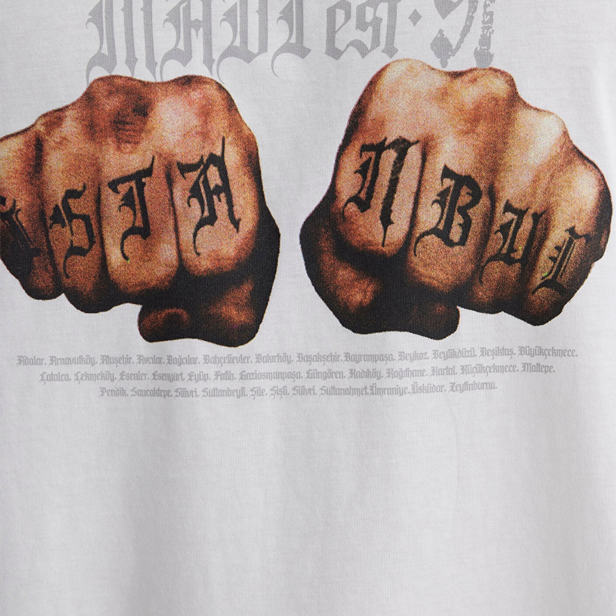 Mavi Baskılı Ekru Tişört Relaxed Fit / Rahat Kesim 0613003-70057