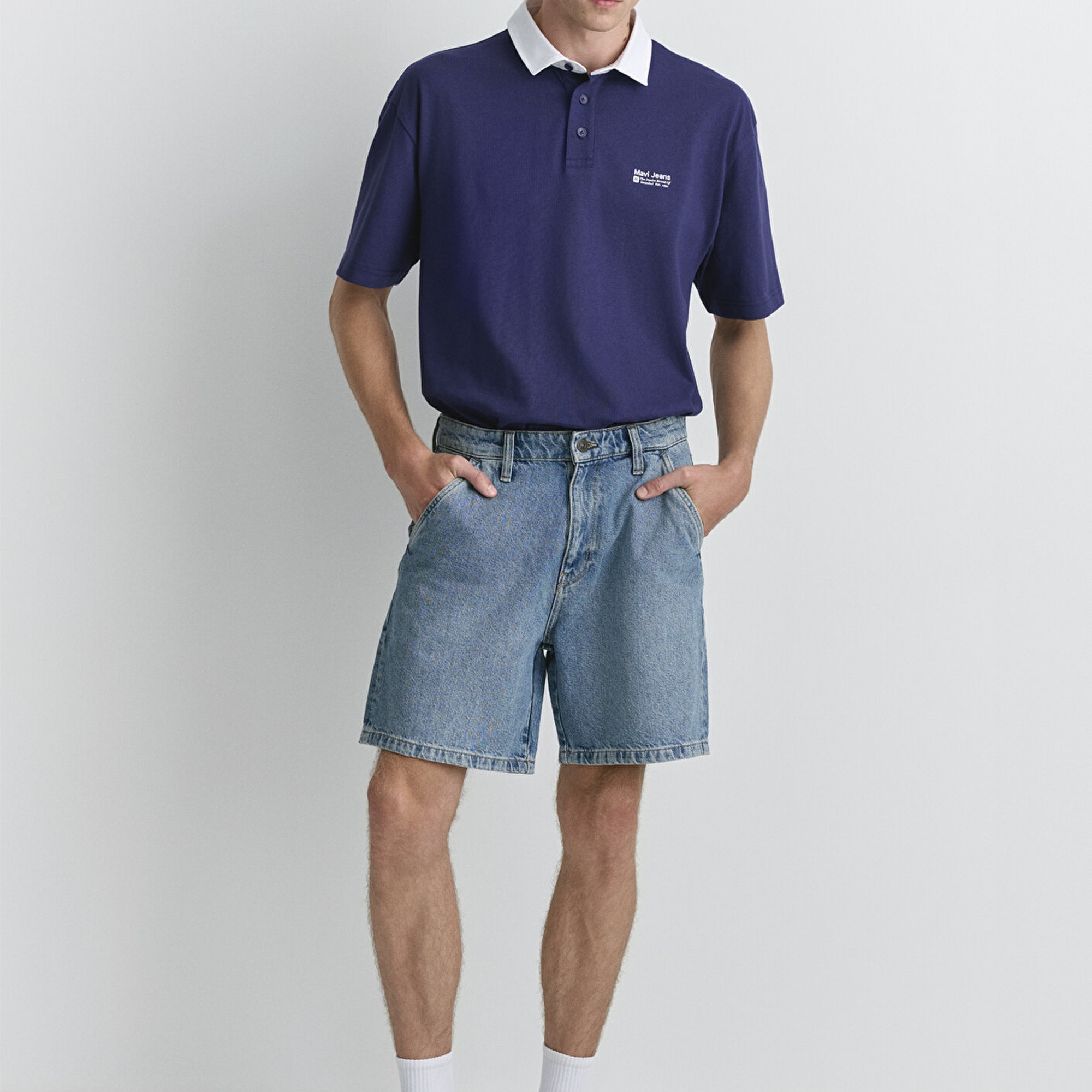 Mavi Rotterdam Mv91 Street İndigo Mavisi Jean Şort 0410185-89128