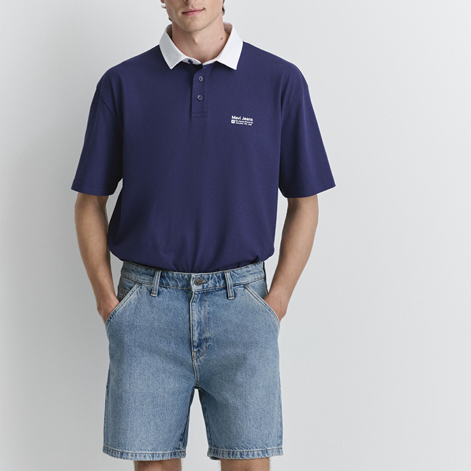 Mavi Rotterdam Mv91 Street İndigo Mavisi Jean Şort 0410185-89128