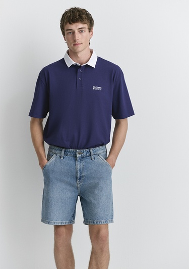  Mavi Rotterdam Mv91 Street İndigo Mavisi Jean Şort 0410185-89128