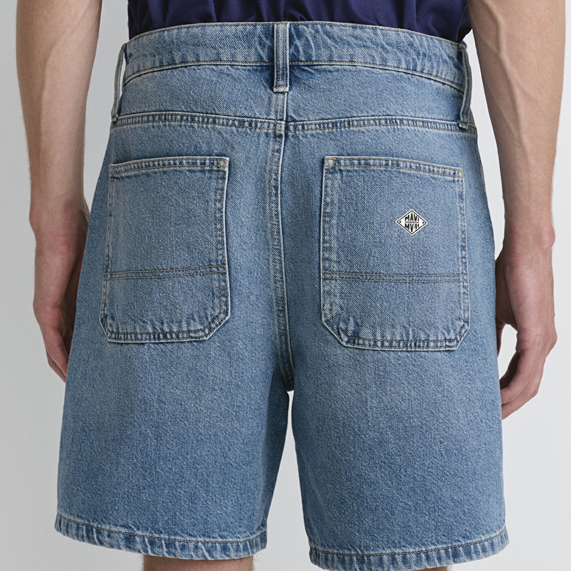 Mavi Rotterdam Mv91 Street İndigo Mavisi Jean Şort 0410185-89128