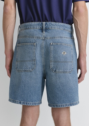  Mavi Rotterdam Mv91 Street İndigo Mavisi Jean Şort 0410185-89128