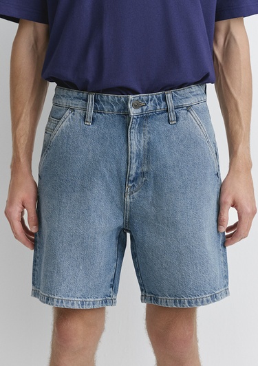  Mavi Rotterdam Mv91 Street İndigo Mavisi Jean Şort 0410185-89128