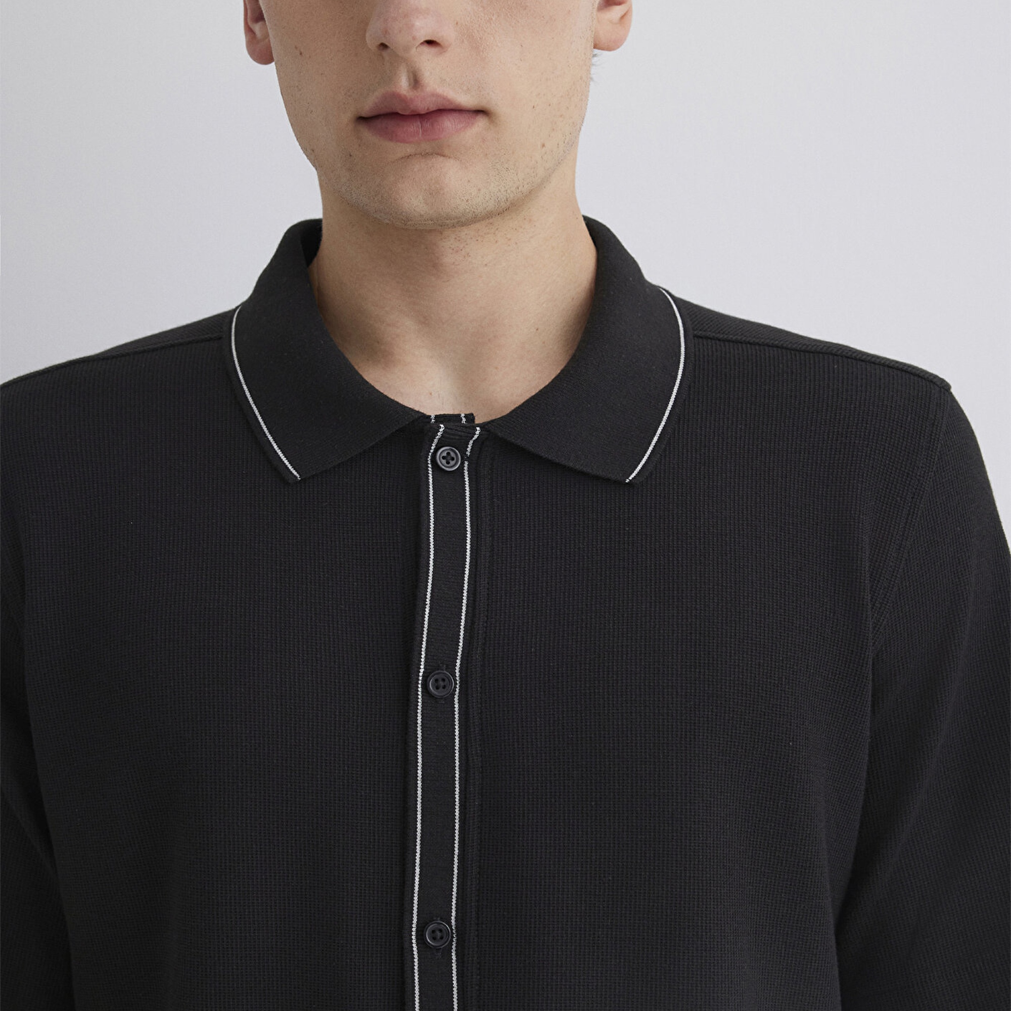 Mavi Siyah Gömlek Regular Fit / Normal Kesim 0211621-900