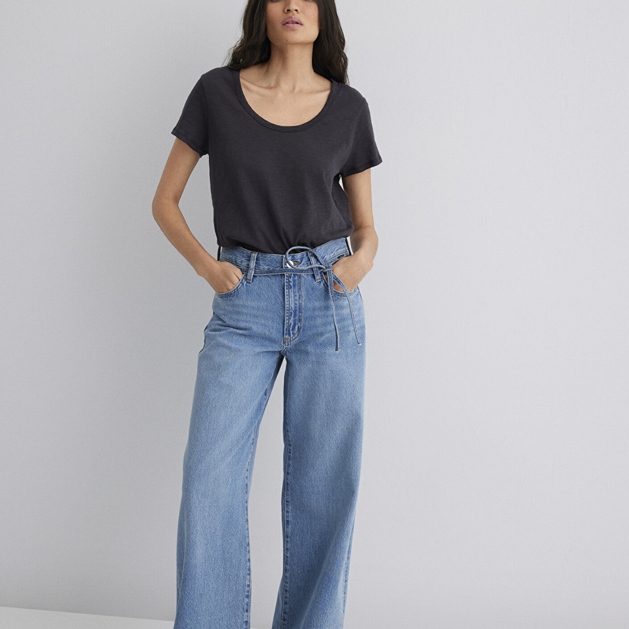 Mavi Antrasit Basic Tişört Regular Fit / Normal Kesim 1613076-70087