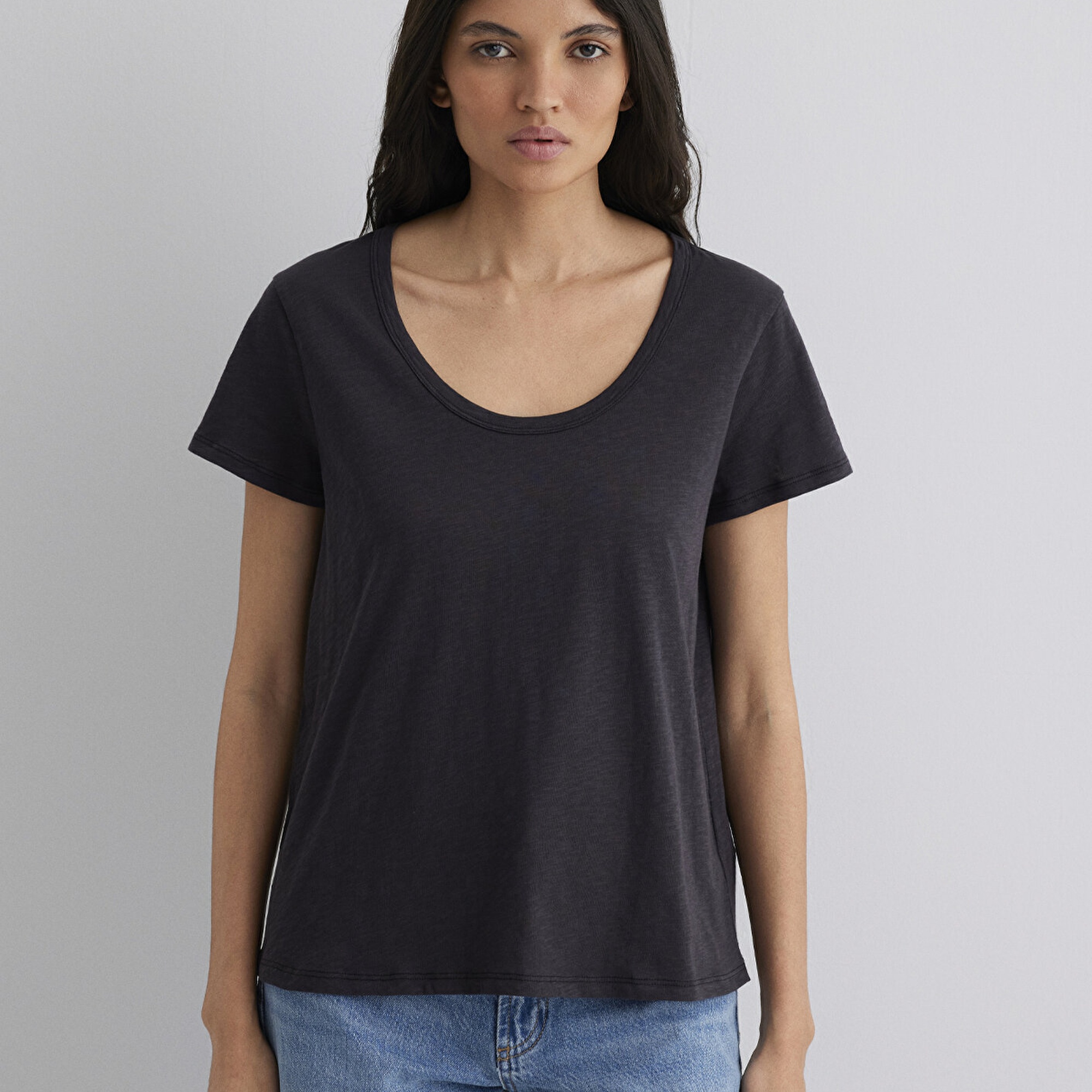 Mavi Antrasit Basic Tişört Regular Fit / Normal Kesim 1613076-70087