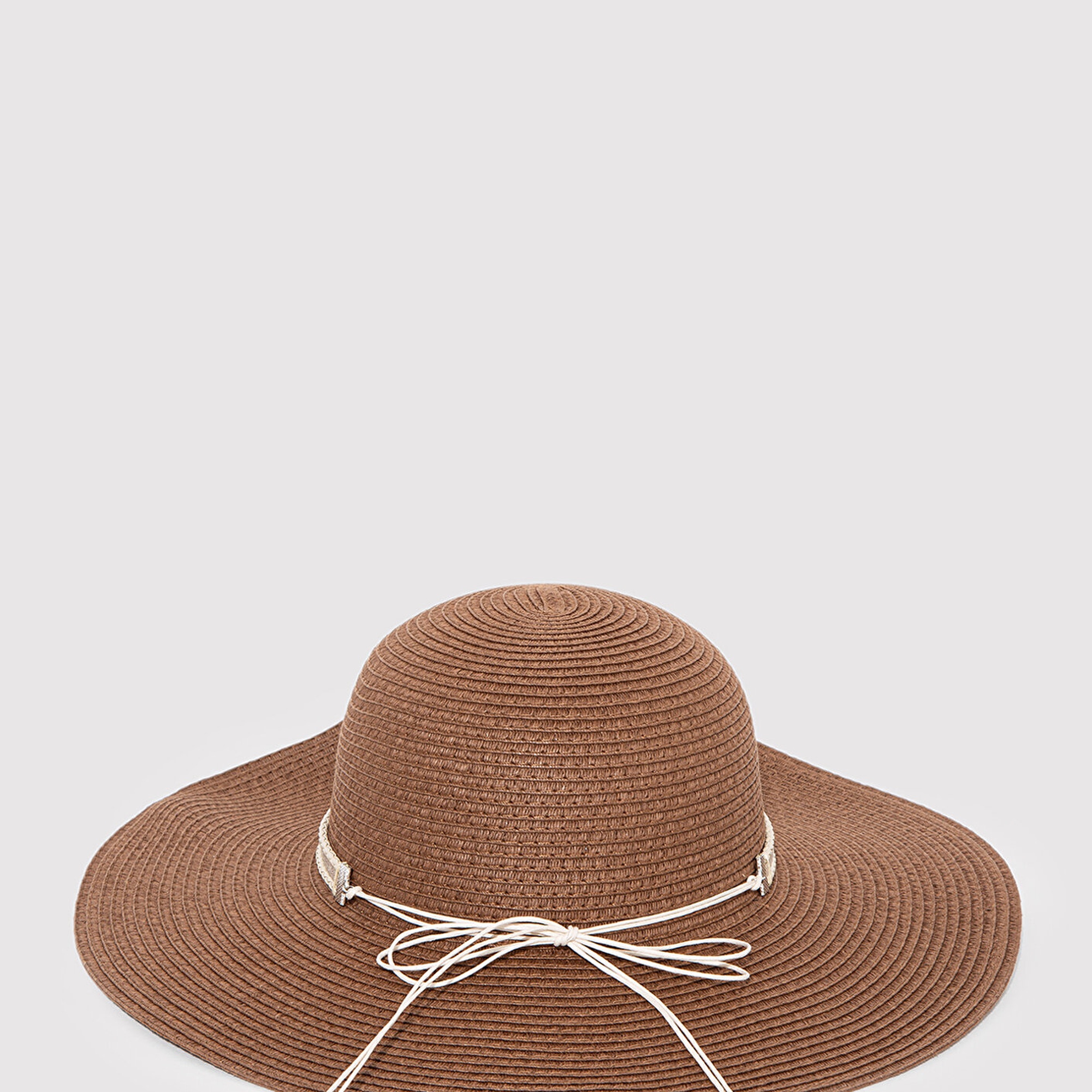 Mavi Kahverengi Hasır Şapka 1912995-27142