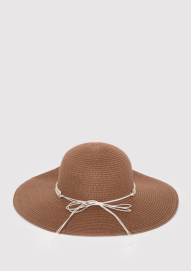  Mavi Kahverengi Hasır Şapka 1912995-27142