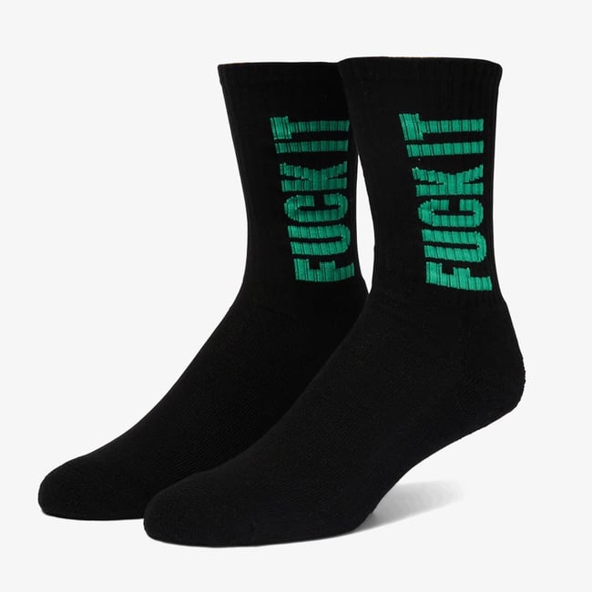  Huf Sidewinder Crew Erkek Siyah Çorap