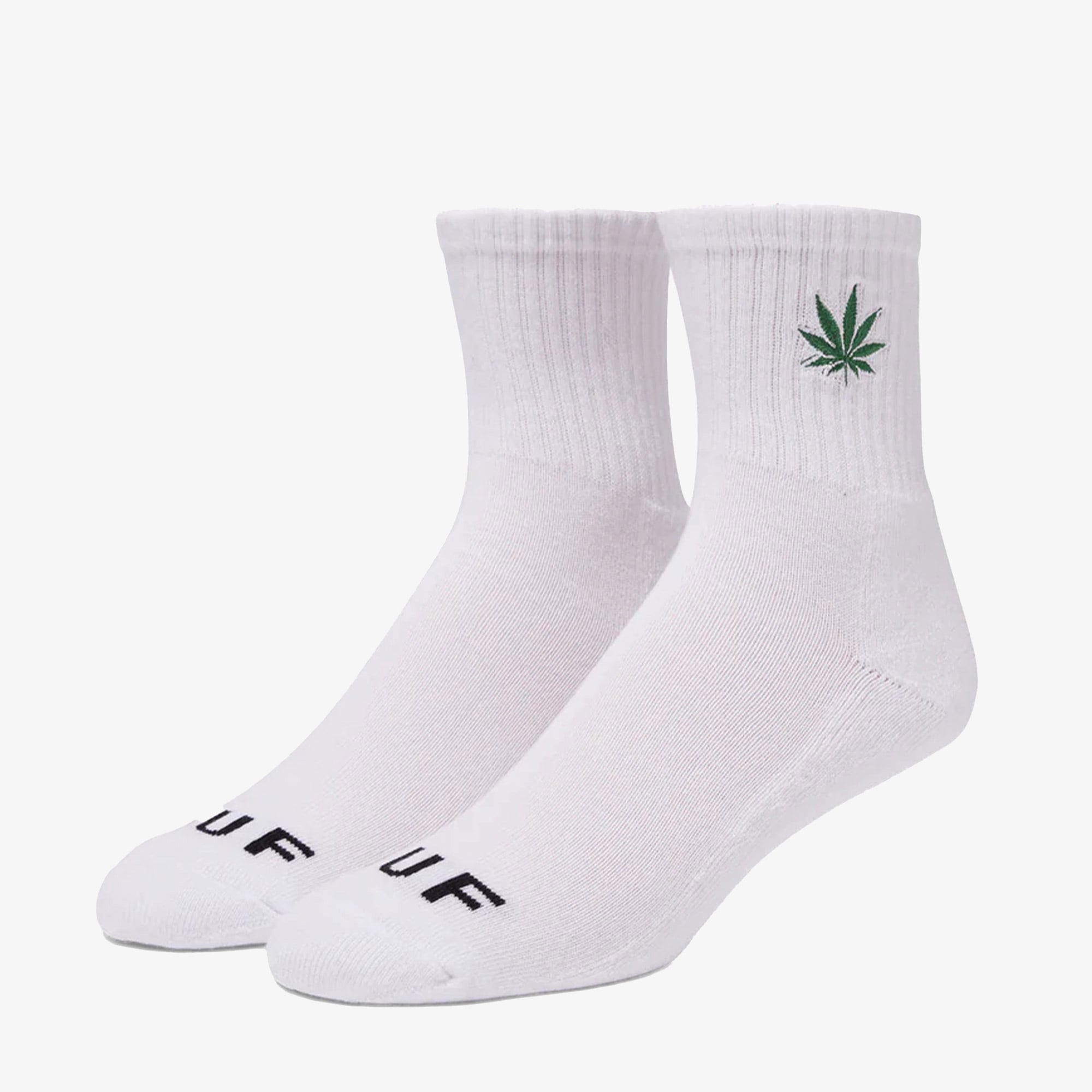  Huf Plant Life Embroidered Erkek Beyaz Çorap